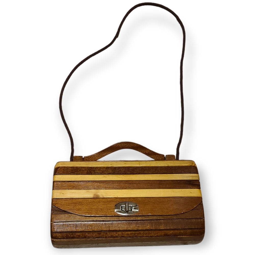 Unbranded Wooden Crossbody Bag